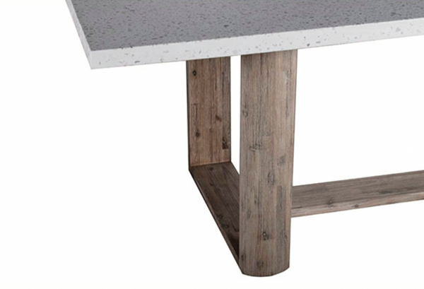 91" Terrazzo Top Dining Table