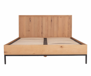 Solid Oak Queen & King Bed